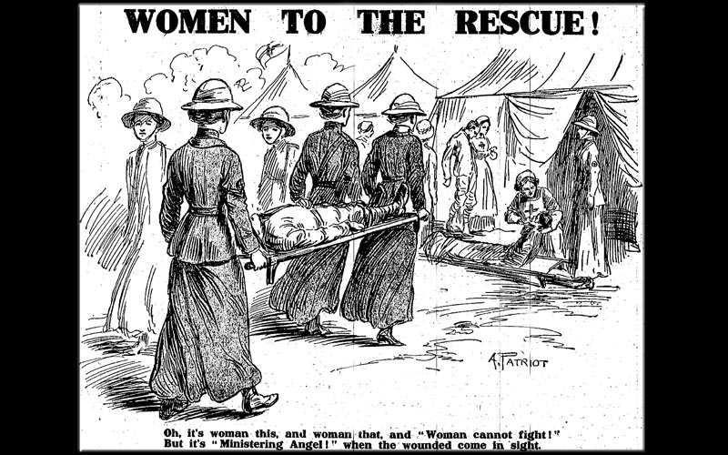 Women at war - women's suffrage